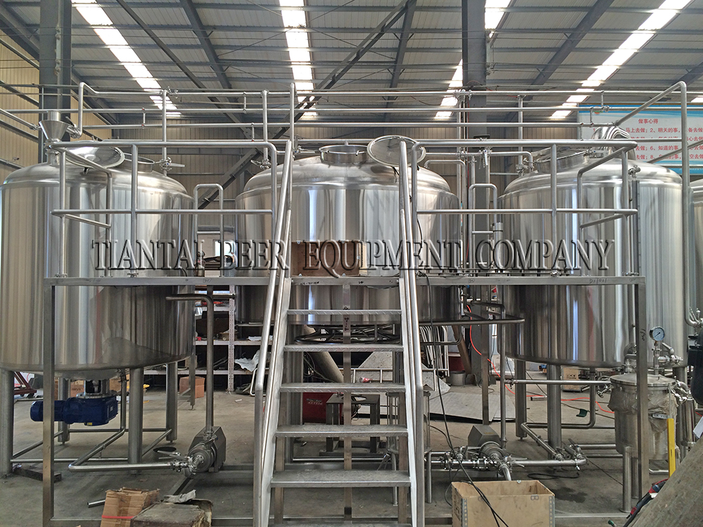 <b>2500L beer brewery system for China</b>